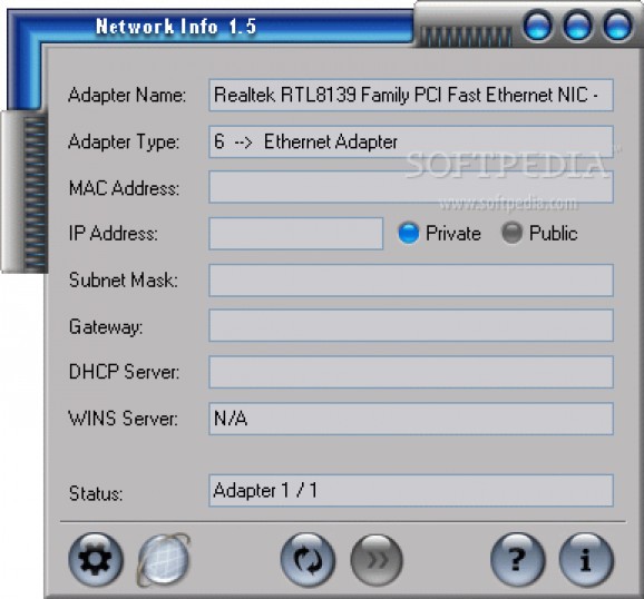 Network Info screenshot