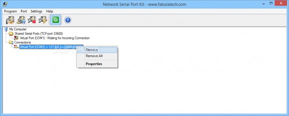 Network Serial Port Kit screenshot