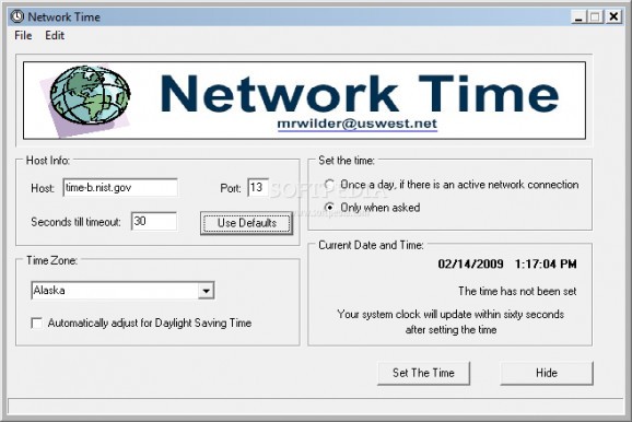Network Time screenshot