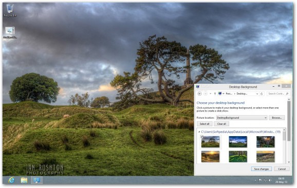 New Zealand Landscapes: One Tree Hill Theme screenshot