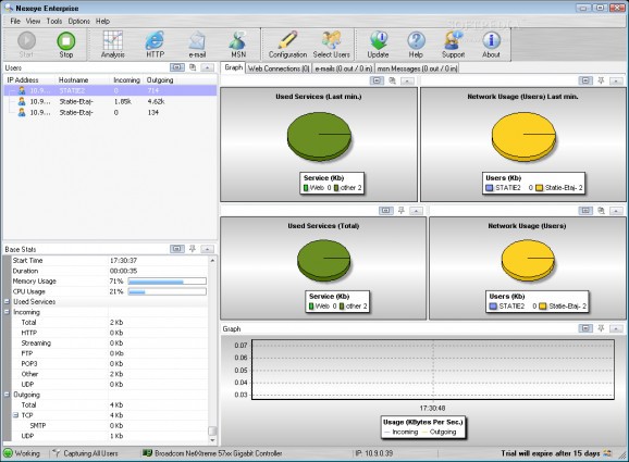 Nexeye Monitoring Enterprise screenshot