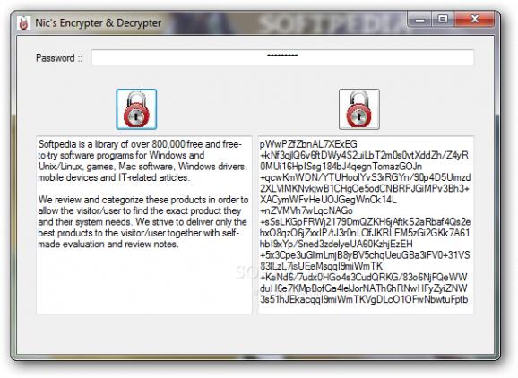 Nic's Encrypter & Decrypter screenshot