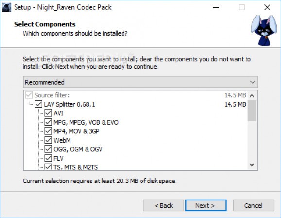 Night_Raven Codec Pack screenshot
