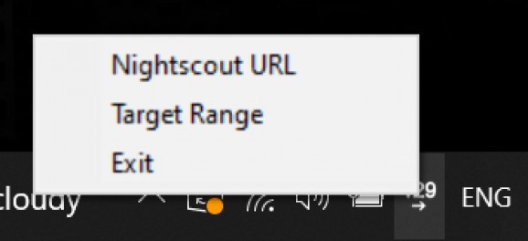 Nightscout for Windows screenshot