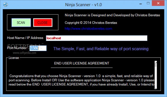 Ninja Scanner screenshot