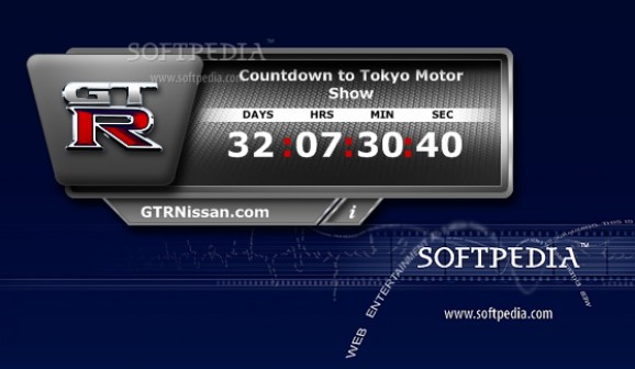 Nissan GT-R Countdown Widget screenshot