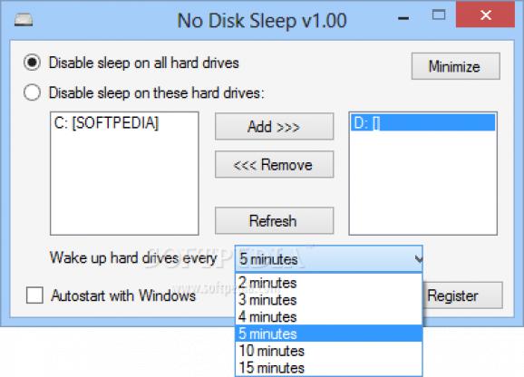 No Disk Sleep screenshot