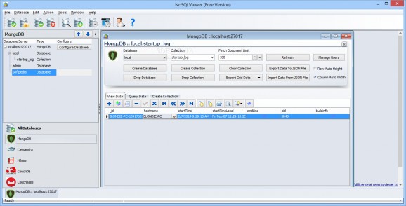 NoSQLViewer screenshot