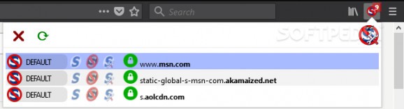 NoScript for Firefox screenshot