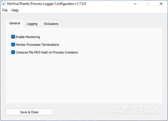 NoVirusThanks Process Logger Service screenshot
