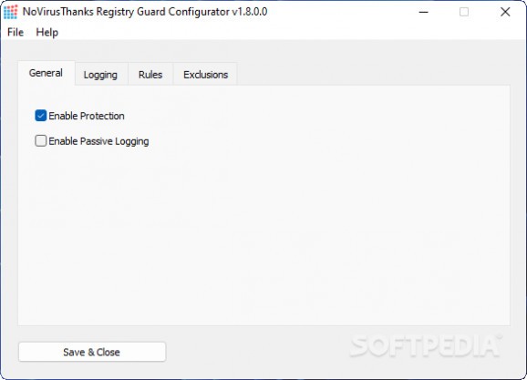 NoVirusThanks Registry Guard screenshot