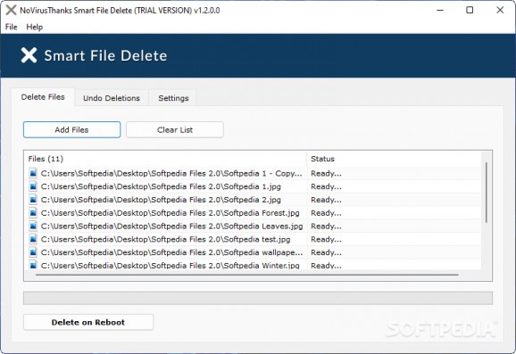 NoVirusThanks Smart File Delete screenshot