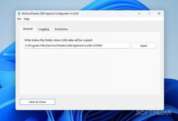 NoVirusThanks USB Capture screenshot