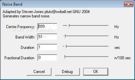 Noise Band screenshot