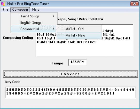 Nokia Fast RingTone Tuner screenshot