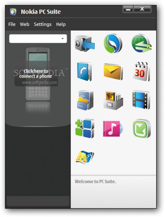 Nokia PC Suite screenshot
