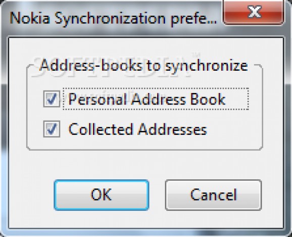 Nokia Synchronization screenshot