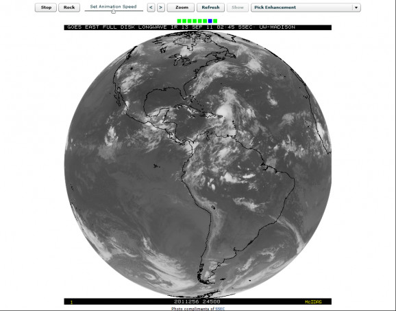 North America Weather Satellite Screen Saver screenshot