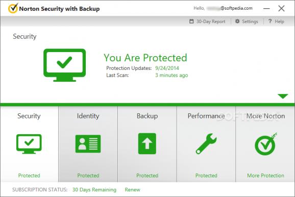 Norton Security with Backup (Norton 360) screenshot