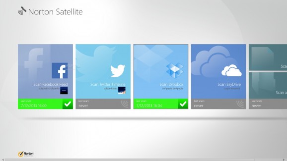 Norton Satellite for Windows 8 screenshot
