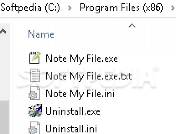 Note My File screenshot
