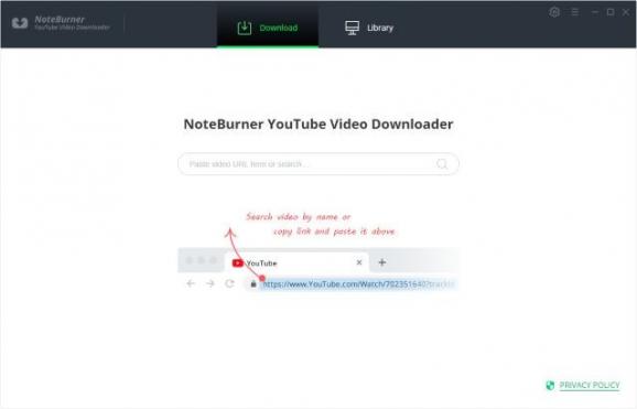 NoteBurner YouTube Video Downloader screenshot