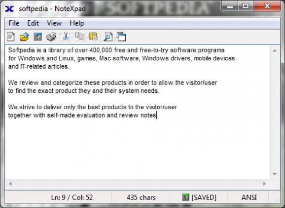 NoteXpad screenshot