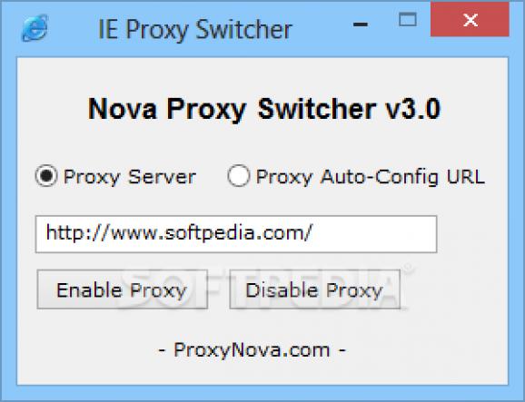 Nova Proxy Switcher screenshot