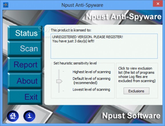 Npust Anti-Spyware screenshot