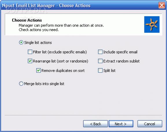 Npust Email List Manager screenshot