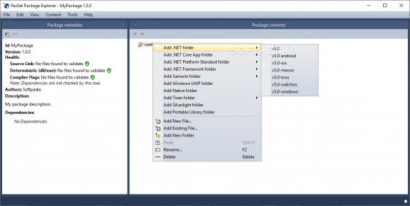 NuGet Package Explorer screenshot