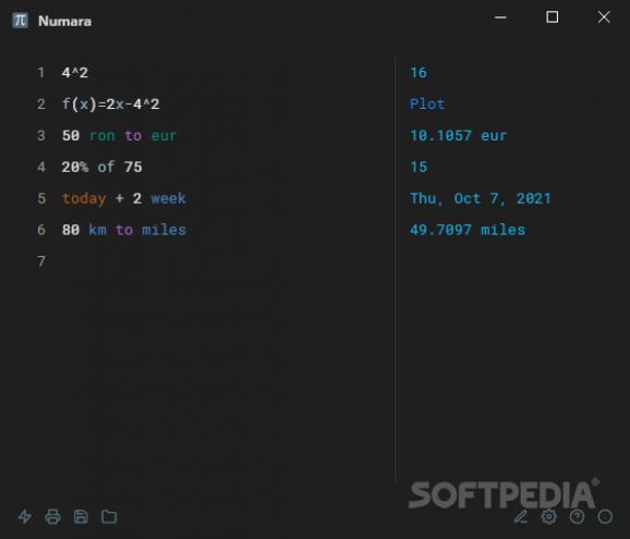 Numara Calculator screenshot