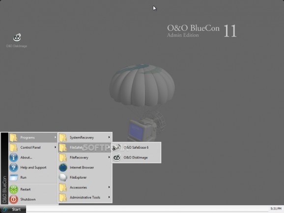 O&O BlueCon Admin Edition screenshot