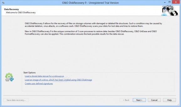 O&O DiskRecovery Admin Edition screenshot