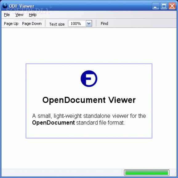 ODF Viewer screenshot