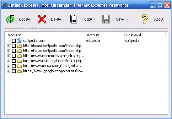 OEM Password Recovery screenshot
