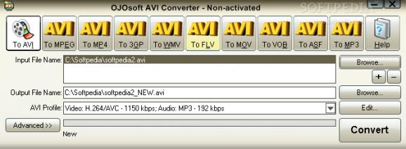 OJOsoft AVI Converter screenshot