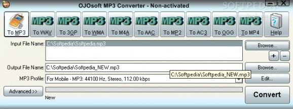 OJOsoft MP3 Converter screenshot
