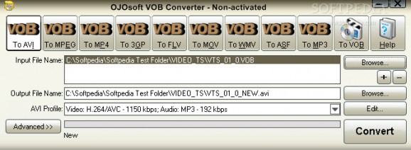 OJOsoft VOB Converter screenshot
