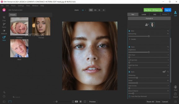 ON1 Portrait AI screenshot
