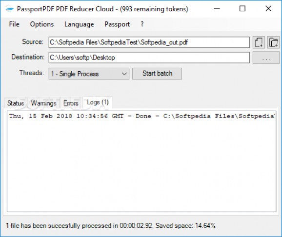 PasswordPDF PDF Reducer Cloud screenshot
