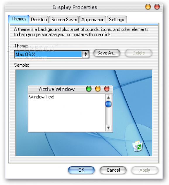 OS XP Theme screenshot