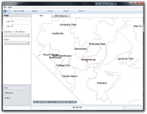 OSM Explorer screenshot