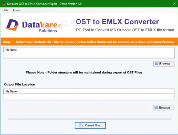 OST to EMLX Converter Expert screenshot
