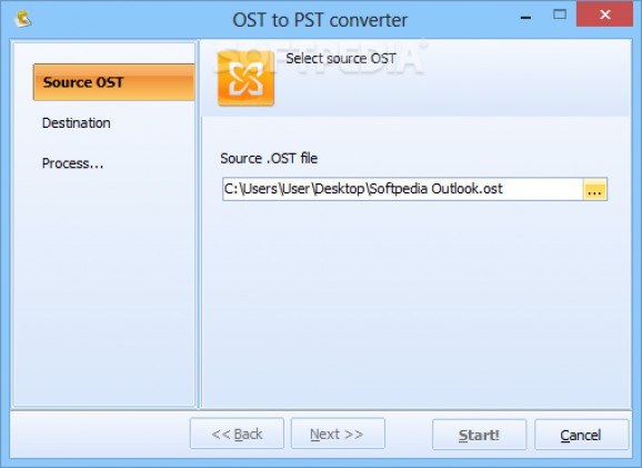 CoolUtils OST to PST Converter screenshot