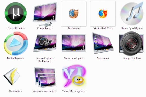 OSX Leopard 4 Windows Icons screenshot