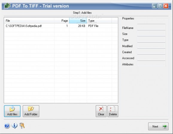 OakDoc PDF to TIFF Converter screenshot