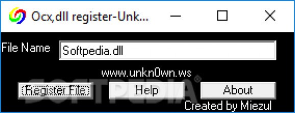 Ocx,dll register screenshot