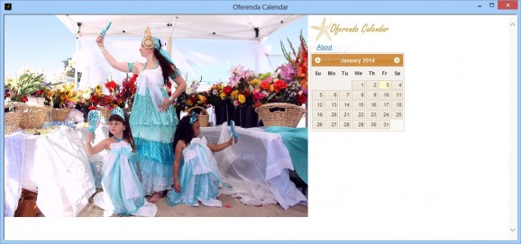Oferenda Calendar screenshot