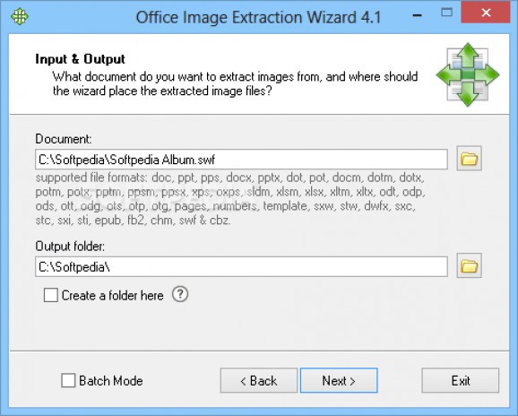Office Image Extraction Wizard screenshot